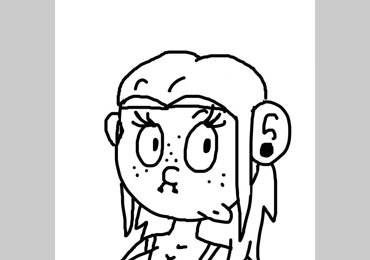 Drawing in smol by CherryFlavored