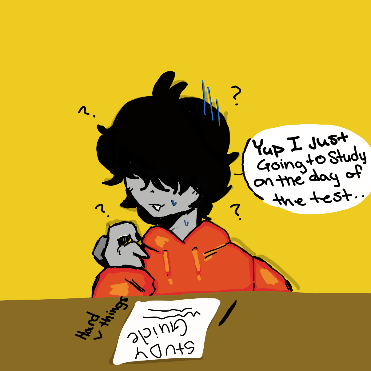 Drawing in studies by Badwolf