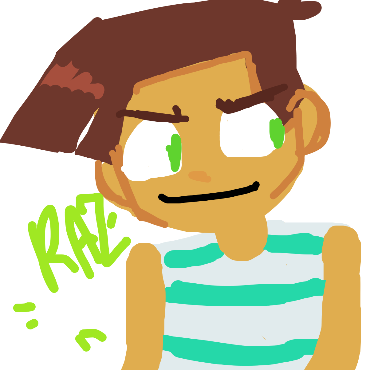 Raz! - Online Drawing Game Comic Strip Panel by Razputin