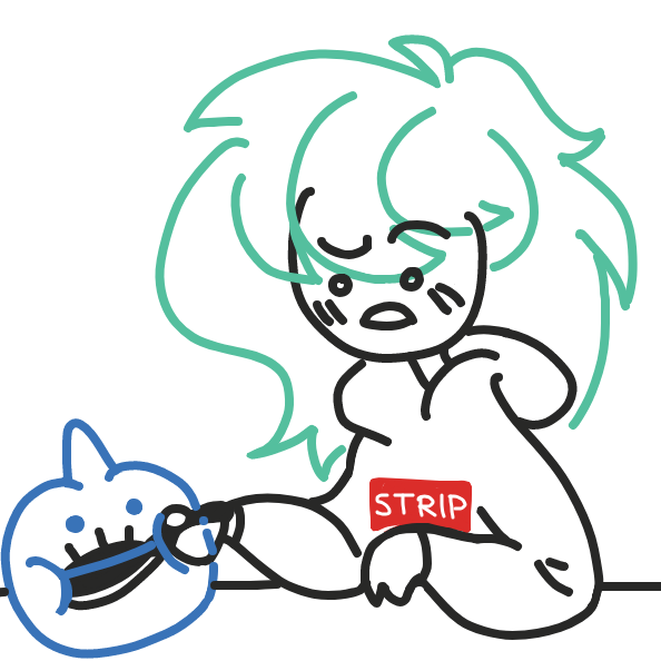 cute wavey style!  - Online Drawing Game Comic Strip Panel by Cake Emoji