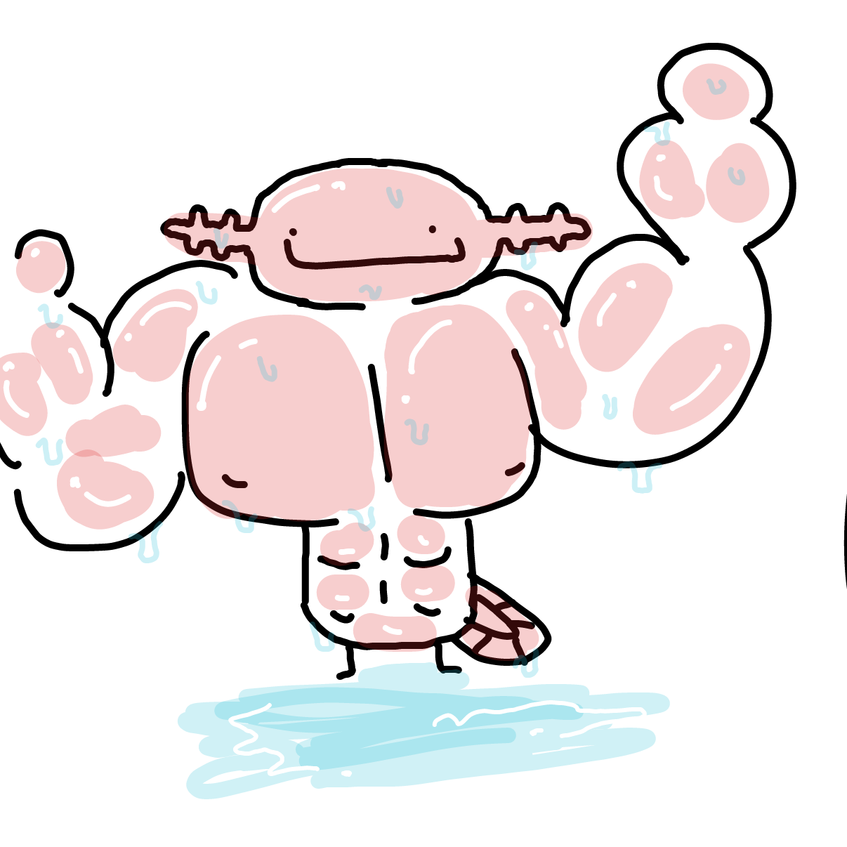 Drawing in extreme character proportion by Badwolf