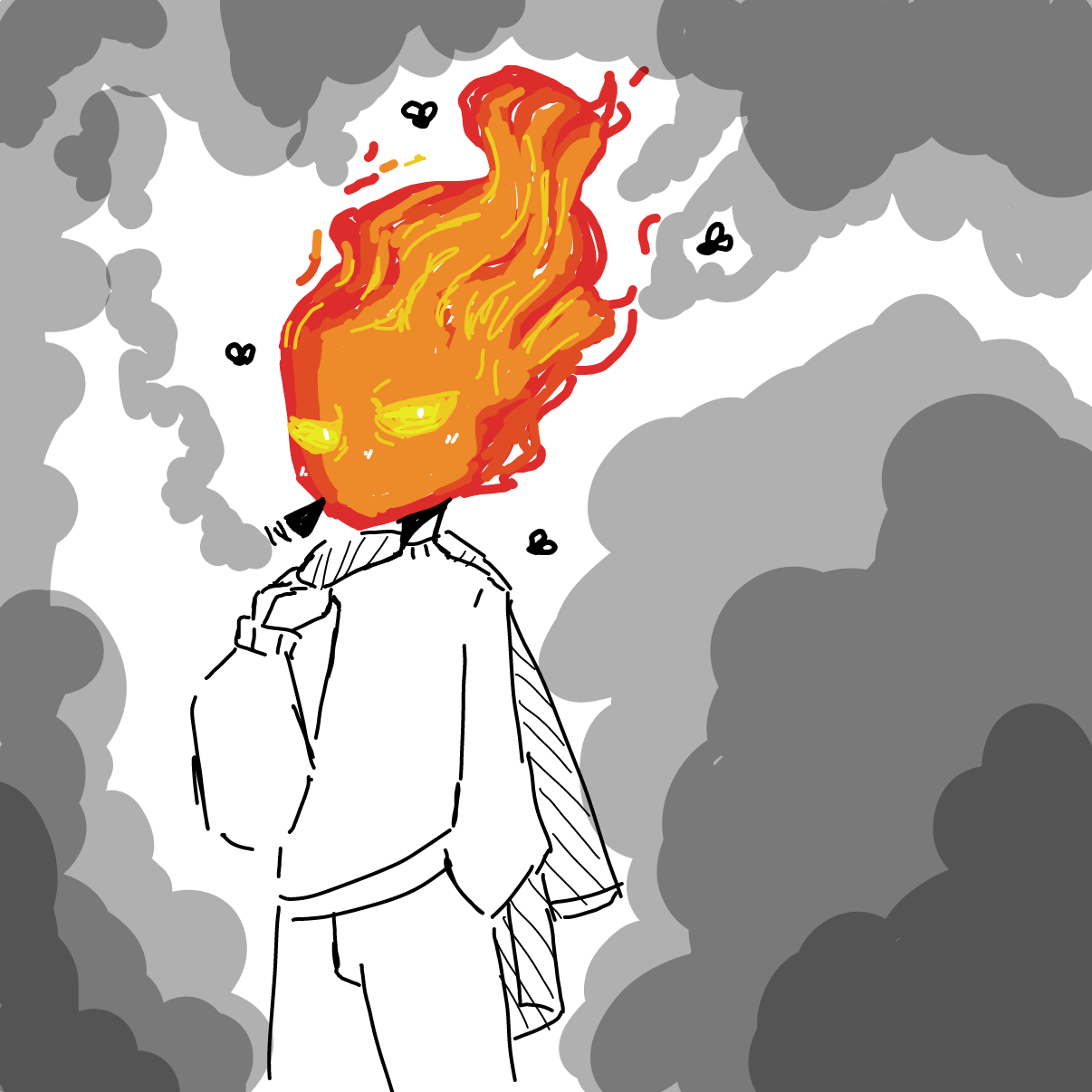 I don't know if I just create a random oc or draw the first panel's oc.   :'{ - Online Drawing Game Comic Strip Panel by Badwolf