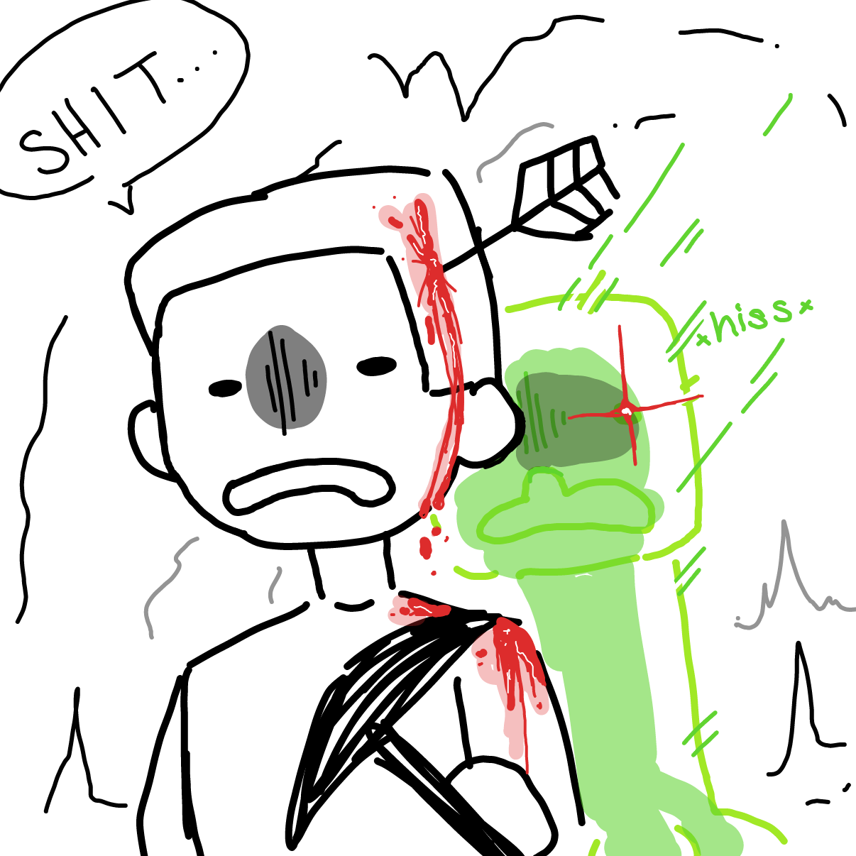 boom - Online Drawing Game Comic Strip Panel by Badwolf