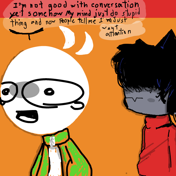 but well.. i think i'm lucky im in the  boarding school my friend is kinda good 
they just not ignore me... and help me for 3-4 years ngl that school make me want to draw for the first time now i don't have any probelm so
but presentation i still hate it.
 - Online Drawing Game Comic Strip Panel by FifaSam
