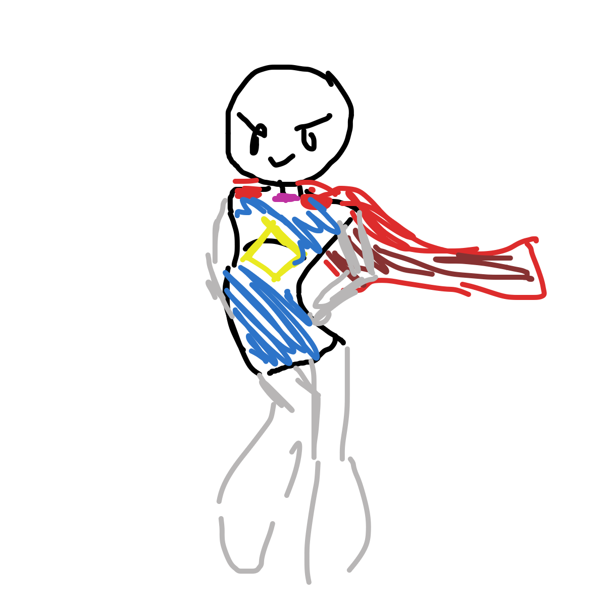  - Online Drawing Game Comic Strip Panel by Razputin