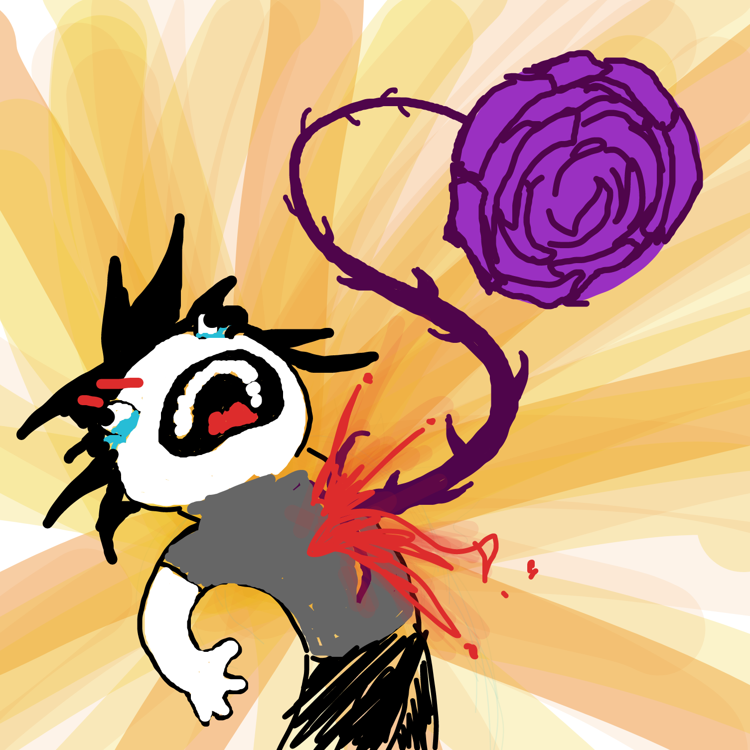 Drawing in 🌹 by Sabandija