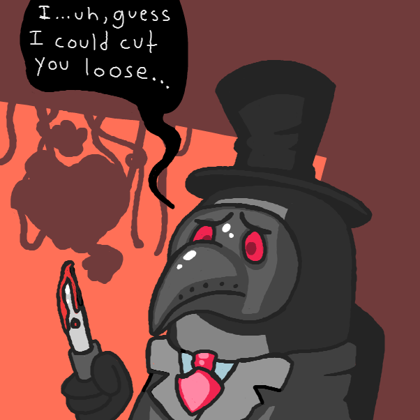 Drawing in oh shit oh fuck oh no by Cheddar Teeth