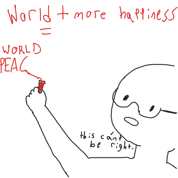 Drawing in Happy by Captain Fetus