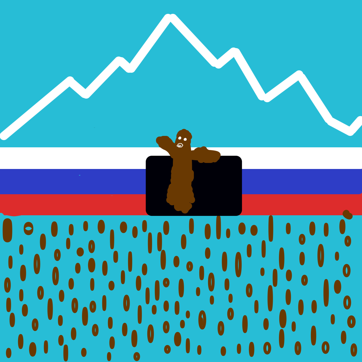 Drawing in Blind turds by JDPaced