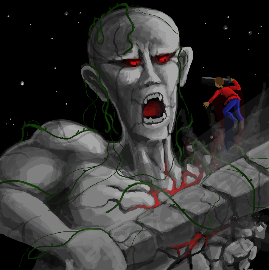 Shatter of the Colossus - Online Drawing Game Comic Strip Panel by TFD