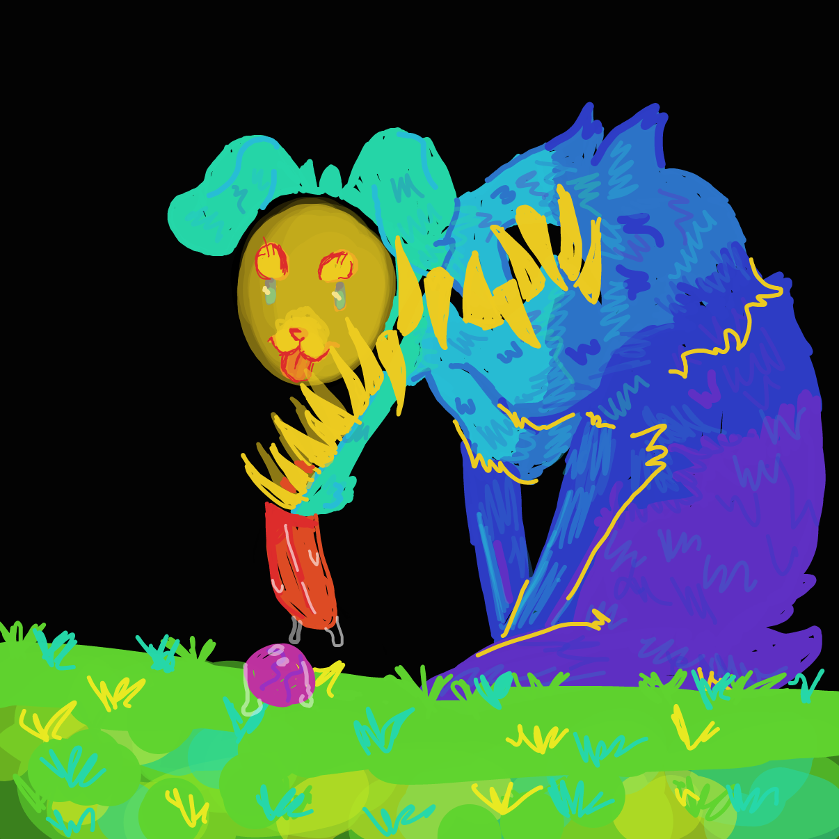 Drawing in make your cute monsters by Badwolf