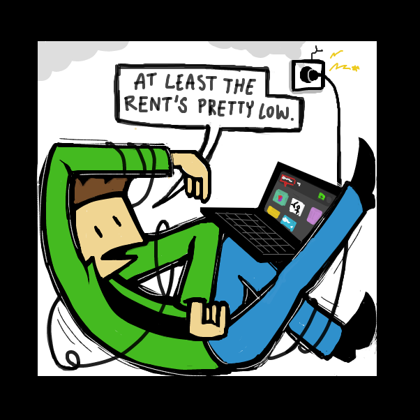 I'm a livin' in a box
I'm a livin' in a cardboard box - Online Drawing Game Comic Strip Panel by 🔲