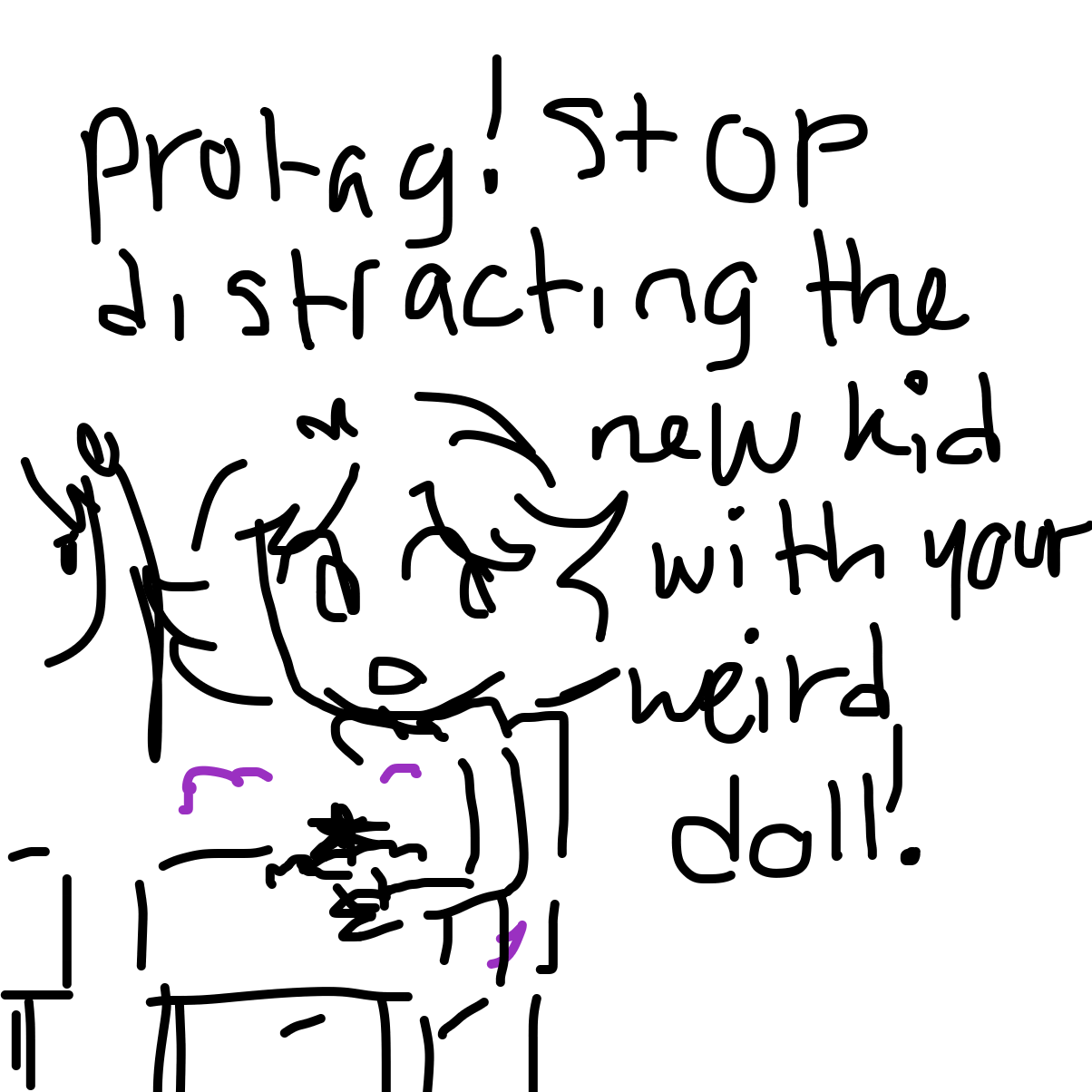  - Online Drawing Game Comic Strip Panel by Razputin