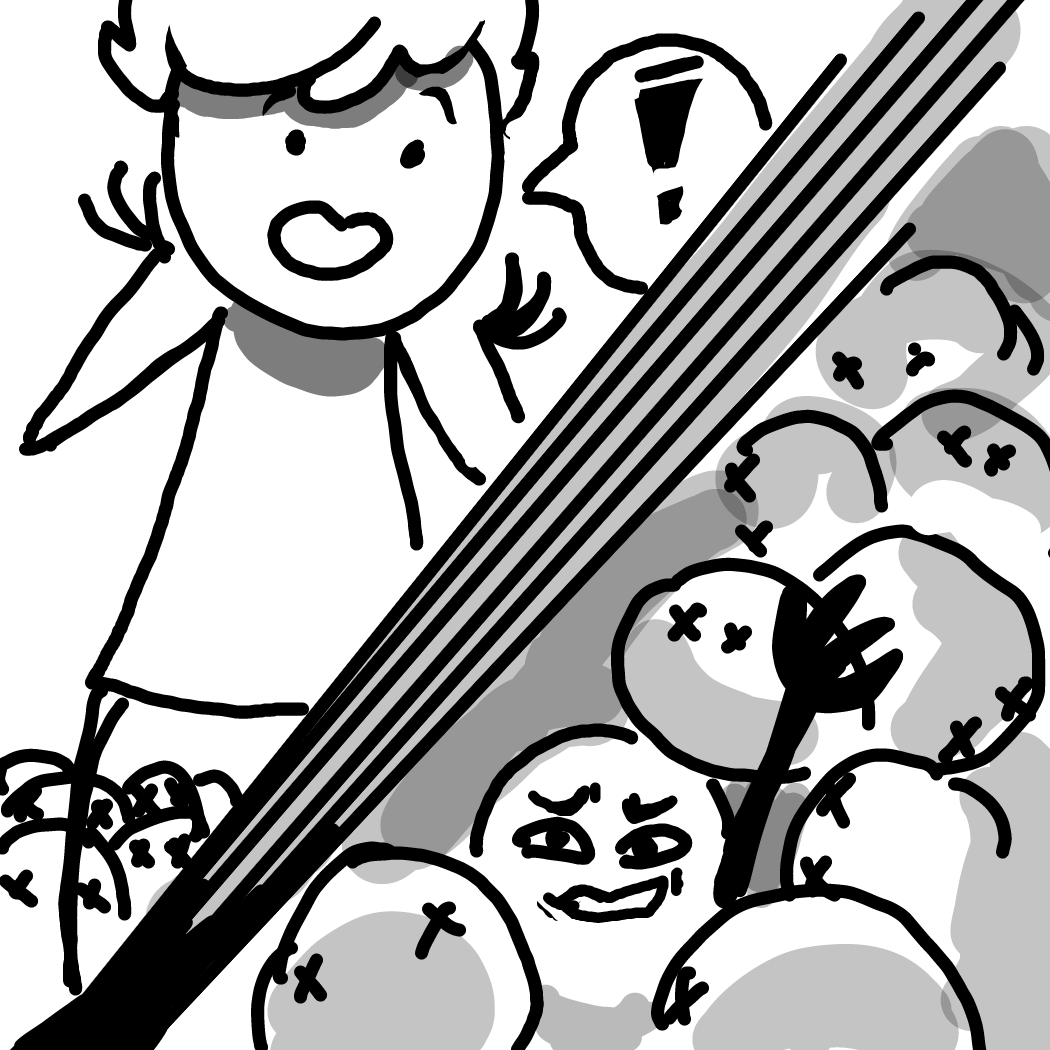 Drawing in Goodbye world by Rednightlights