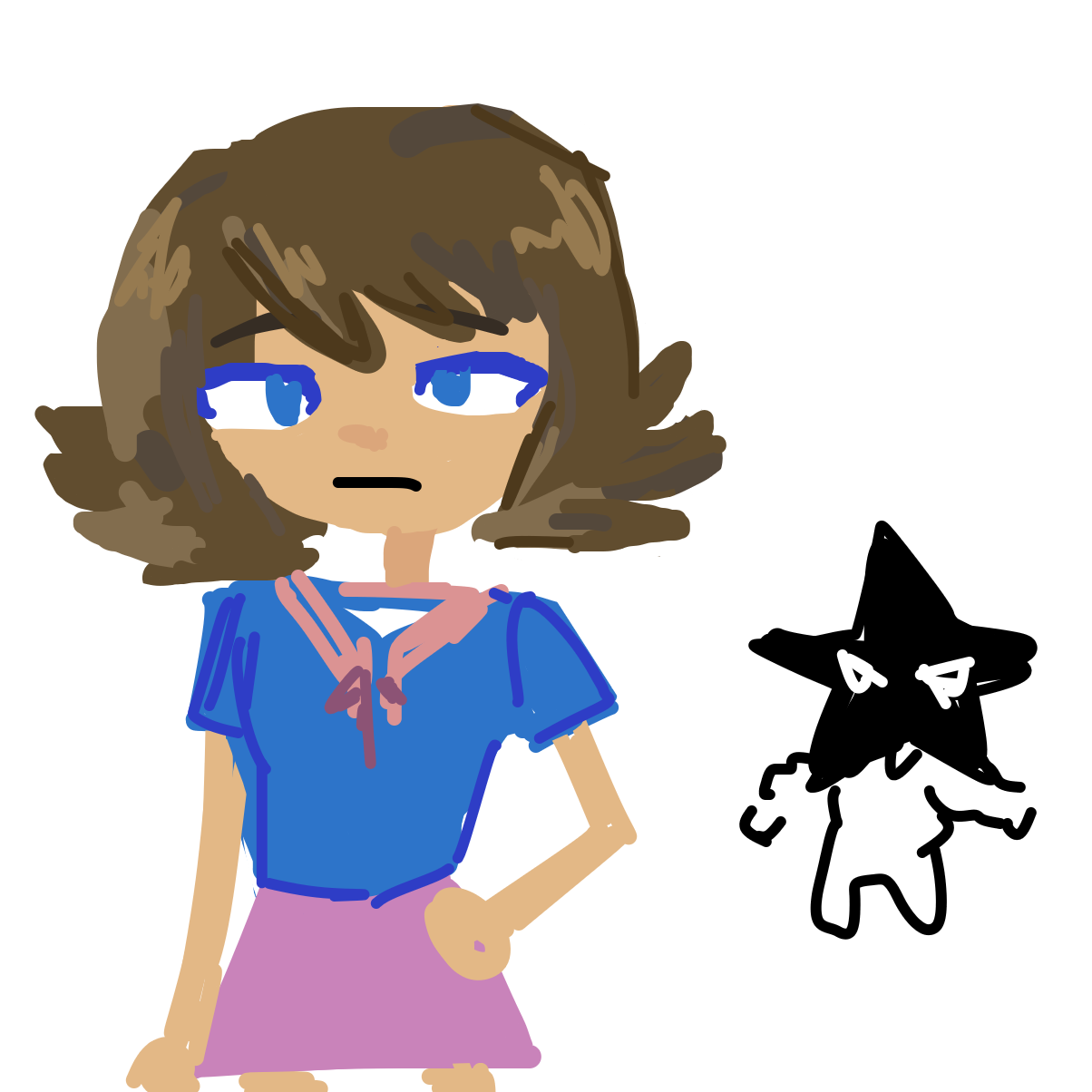 Liked webcomic Running out of time: pretty protag