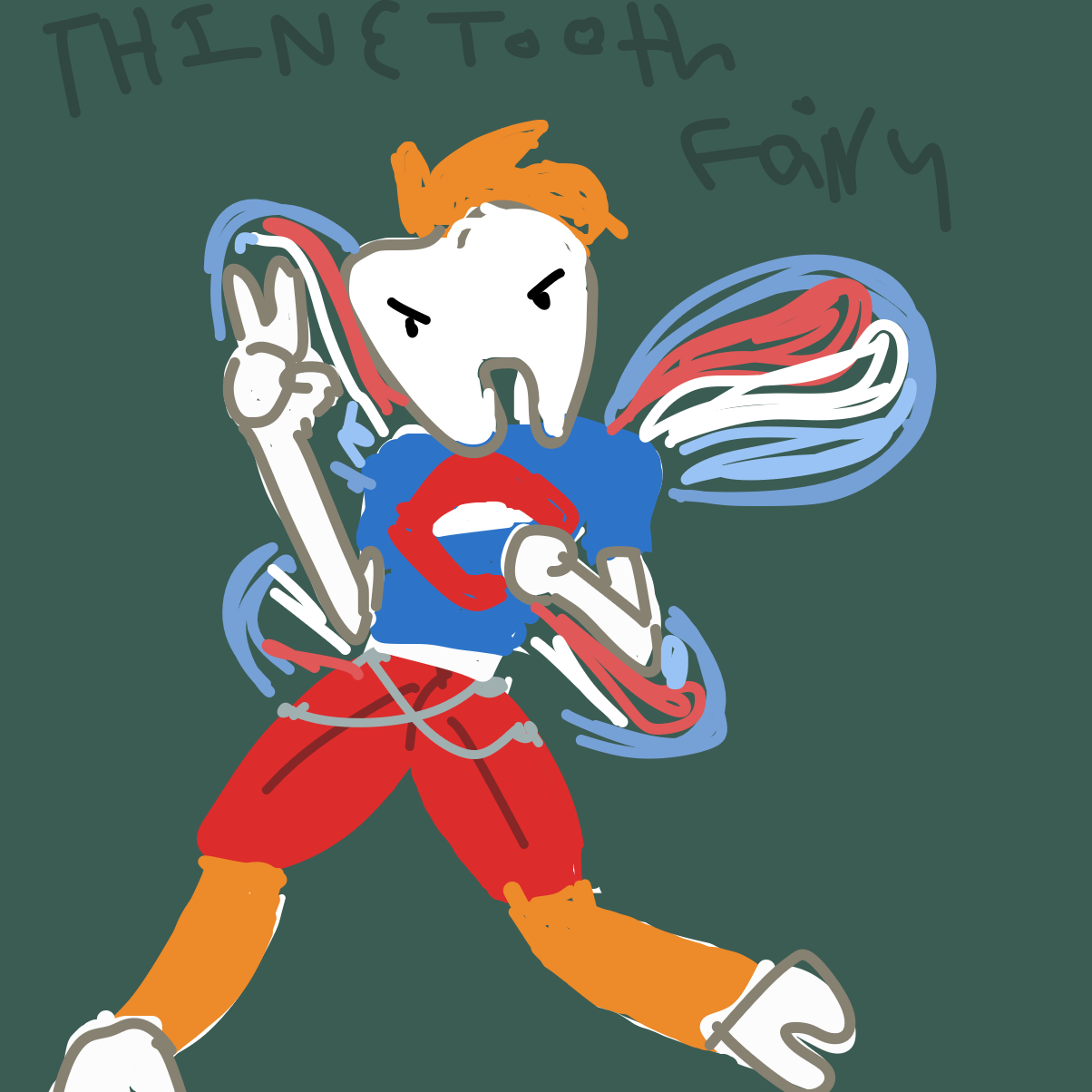 Drawing in Unique Powers/ Terrible Catchphrases  by Razputin