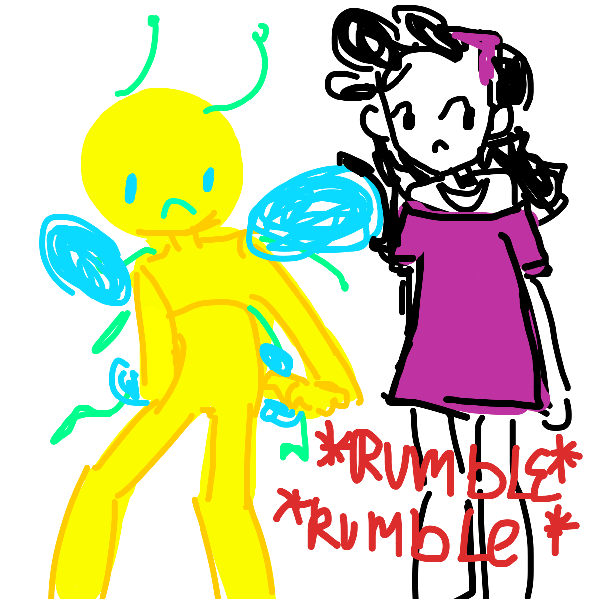  - Online Drawing Game Comic Strip Panel by Razputin