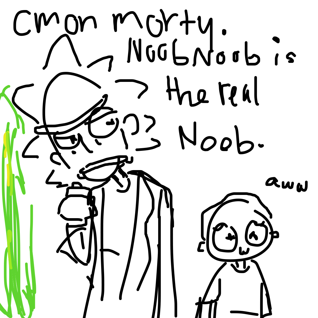  - Online Drawing Game Comic Strip Panel by Razputin