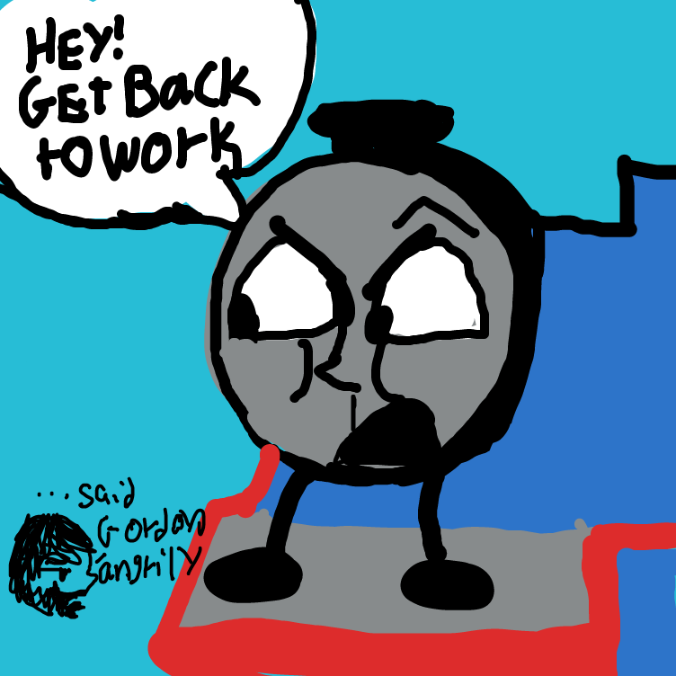 Drawing in Tommy the Choo Choo by HaileyS