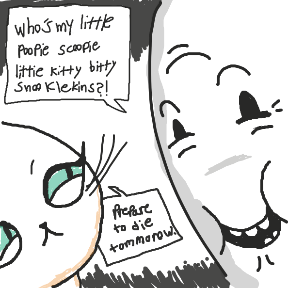 You are no longer spared >:3 - Online Drawing Game Comic Strip Panel by xavvypls