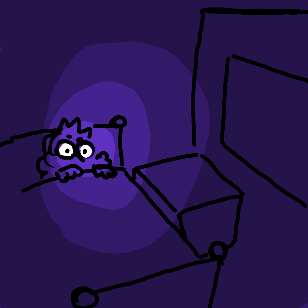 Drawing in Swimming in a thunderstorm by Rednightlights