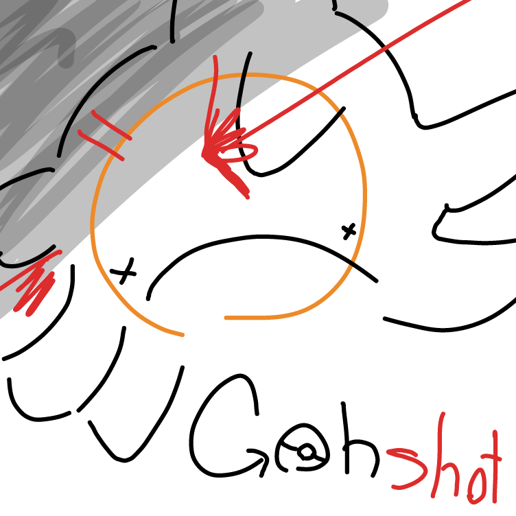 Drawing in hey, whats that in the dark? by pewpew