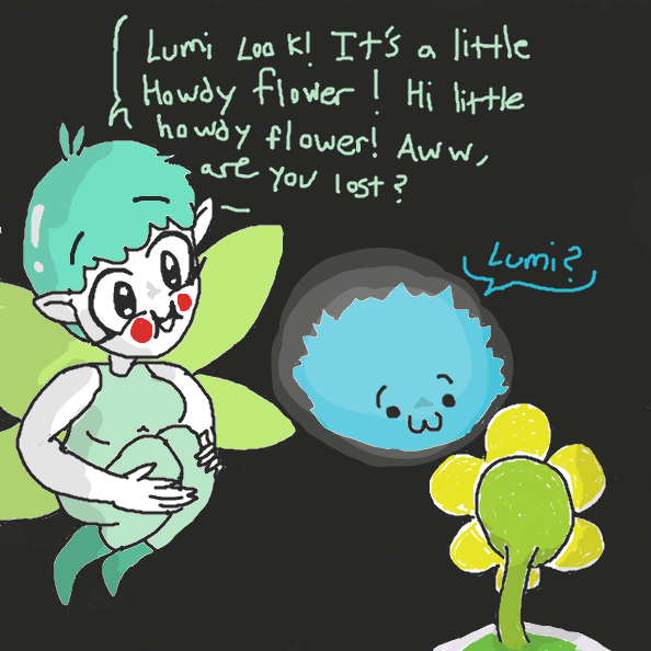 Drawing in The flower by xavvypls