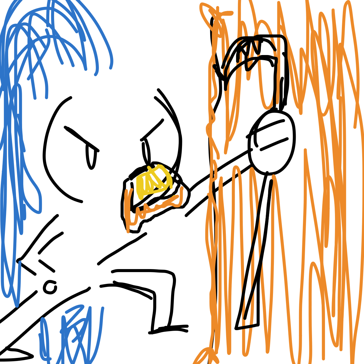  - Online Drawing Game Comic Strip Panel by Razputin