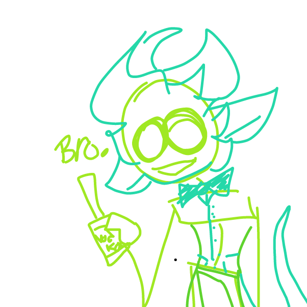 Drawing in bro by GreenDude