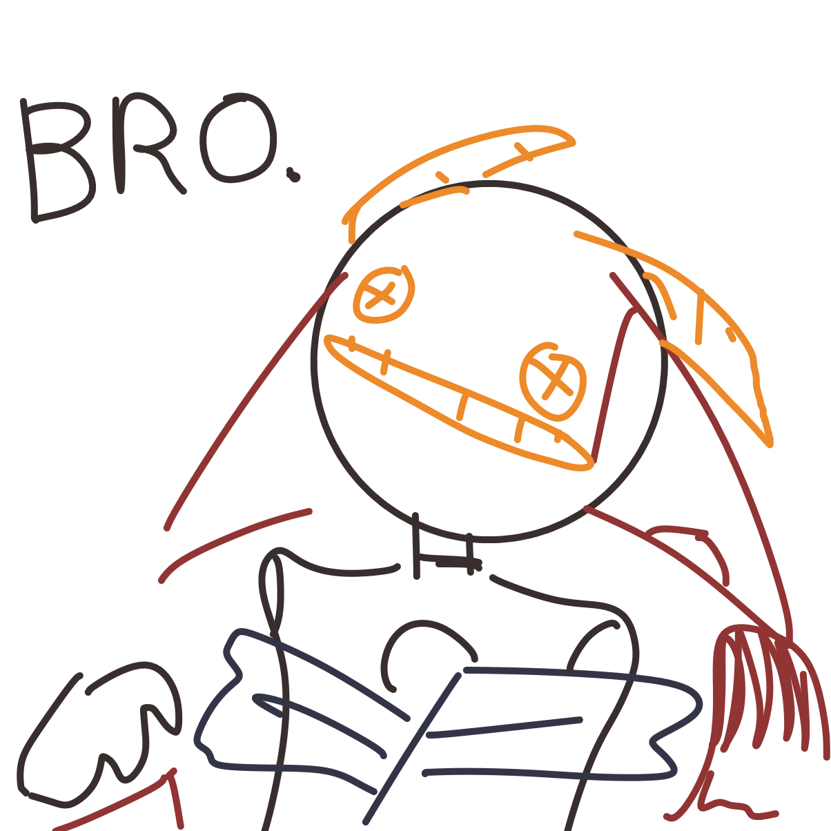 Drawing in bro by Razputin