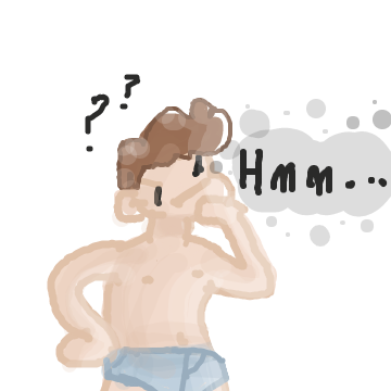 He is a hmmming🤔🤔 - Online Drawing Game Comic Strip Panel by Eggo ;0