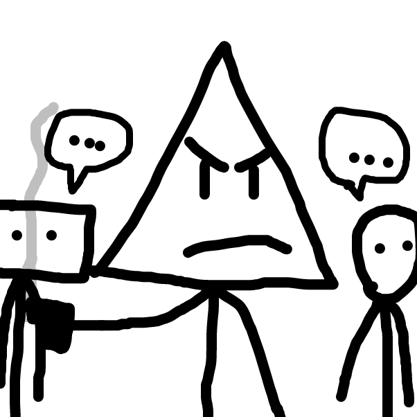 He killed the purple creature - Online Drawing Game Comic Strip Panel by Yitsul