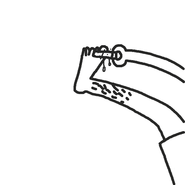 Just use your feet instead! - Online Drawing Game Comic Strip Panel by St Anger