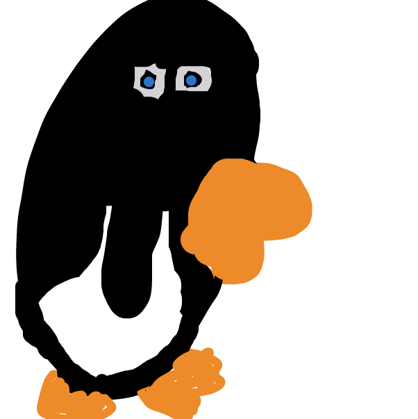 Drawing in PENIN (PENGUIN) by gedemumfs