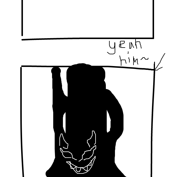 Drawing in Demon conjuring by jin