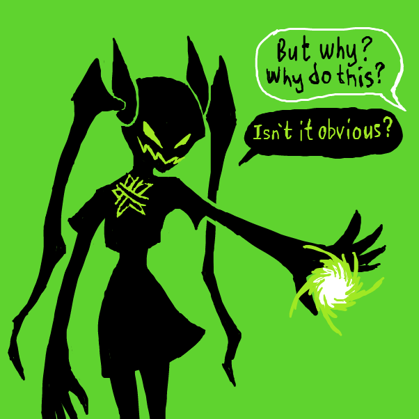 Liked webcomic Running Out of Panels: Greedy Green Girl