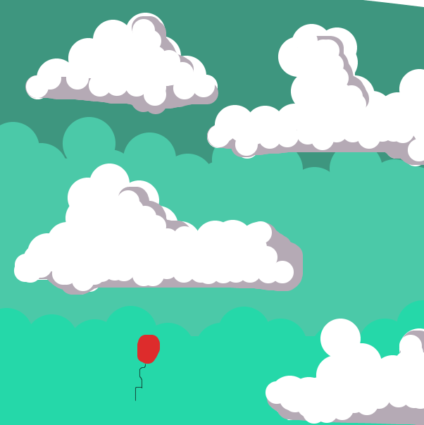 Drawing in clouds by jin