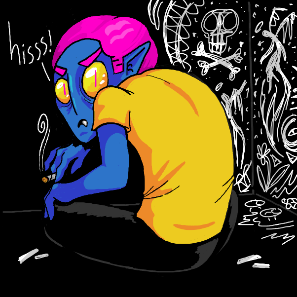 Drawing in Draw Yourself (Or A Character) Big In The Box by EggLeon