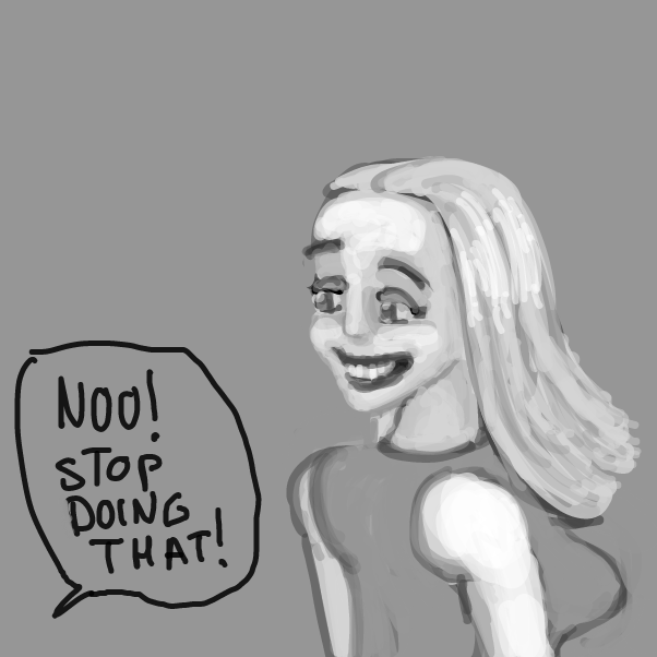 "but you used to love it when you were little" - Online Drawing Game Comic Strip Panel by Peyocay