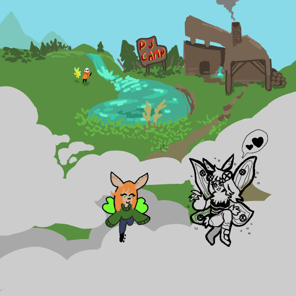  - Online Drawing Game Comic Strip Panel by Mothbunita