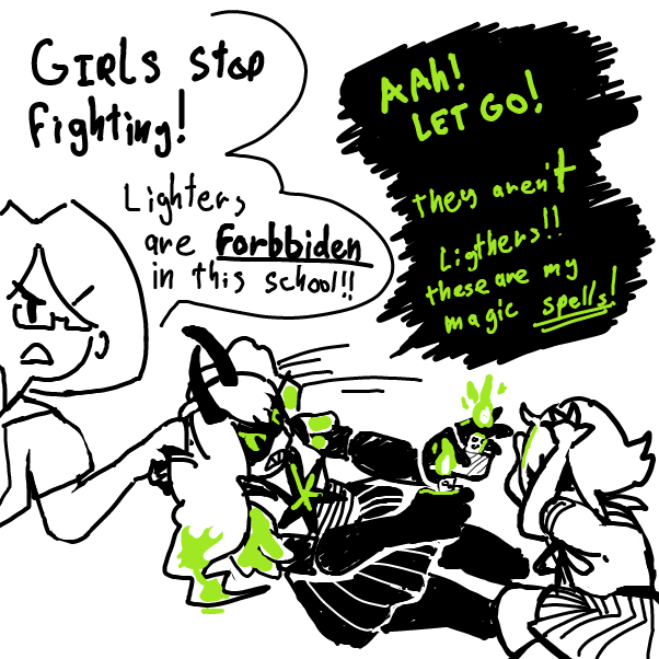  - Online Drawing Game Comic Strip Panel by Mothbunita