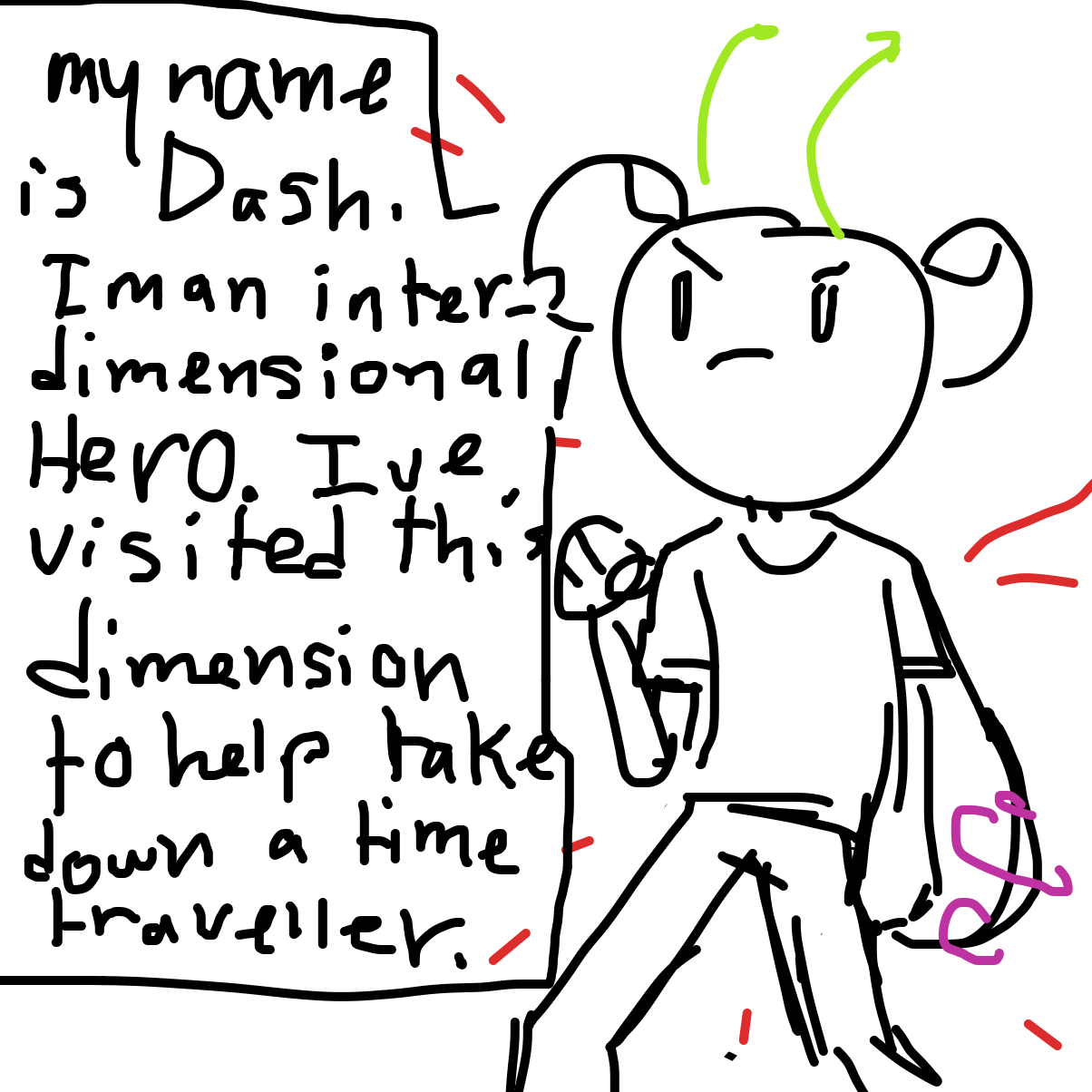  - Online Drawing Game Comic Strip Panel by Razputin