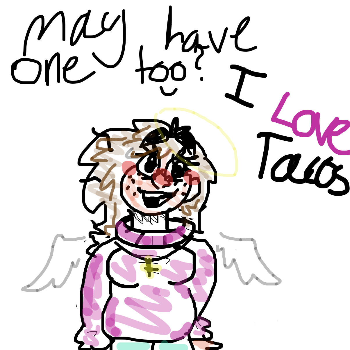 Drawing in Ask Mystery anything II by YanaTheDankest