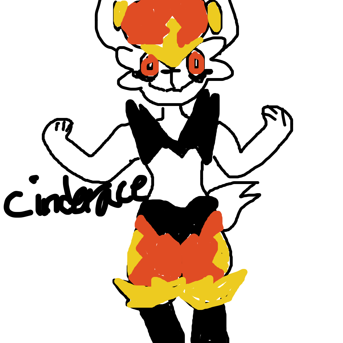 lol cinderace I know this looks terrif - Online Drawing Game Comic Strip Panel by YanaTheDankest