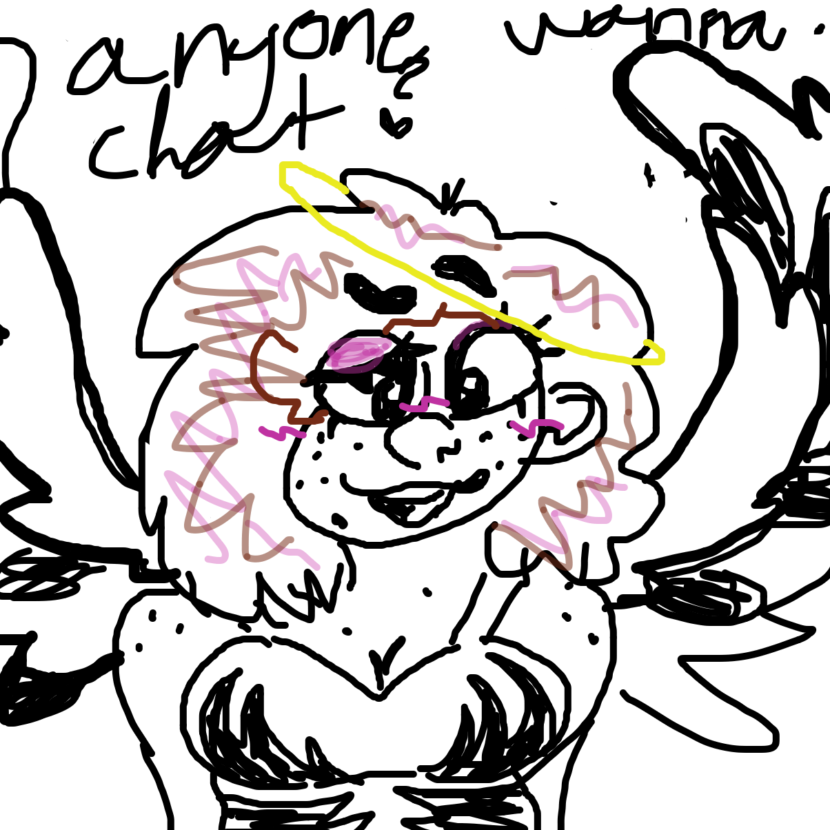 Anyone wanna chat?😏❤️ - Online Drawing Game Comic Strip Panel by YanaTheDankest