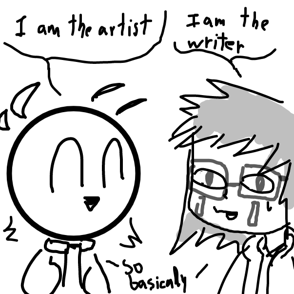 they're freindss.... what do you mea- - Online Drawing Game Comic Strip Panel by FifaSam