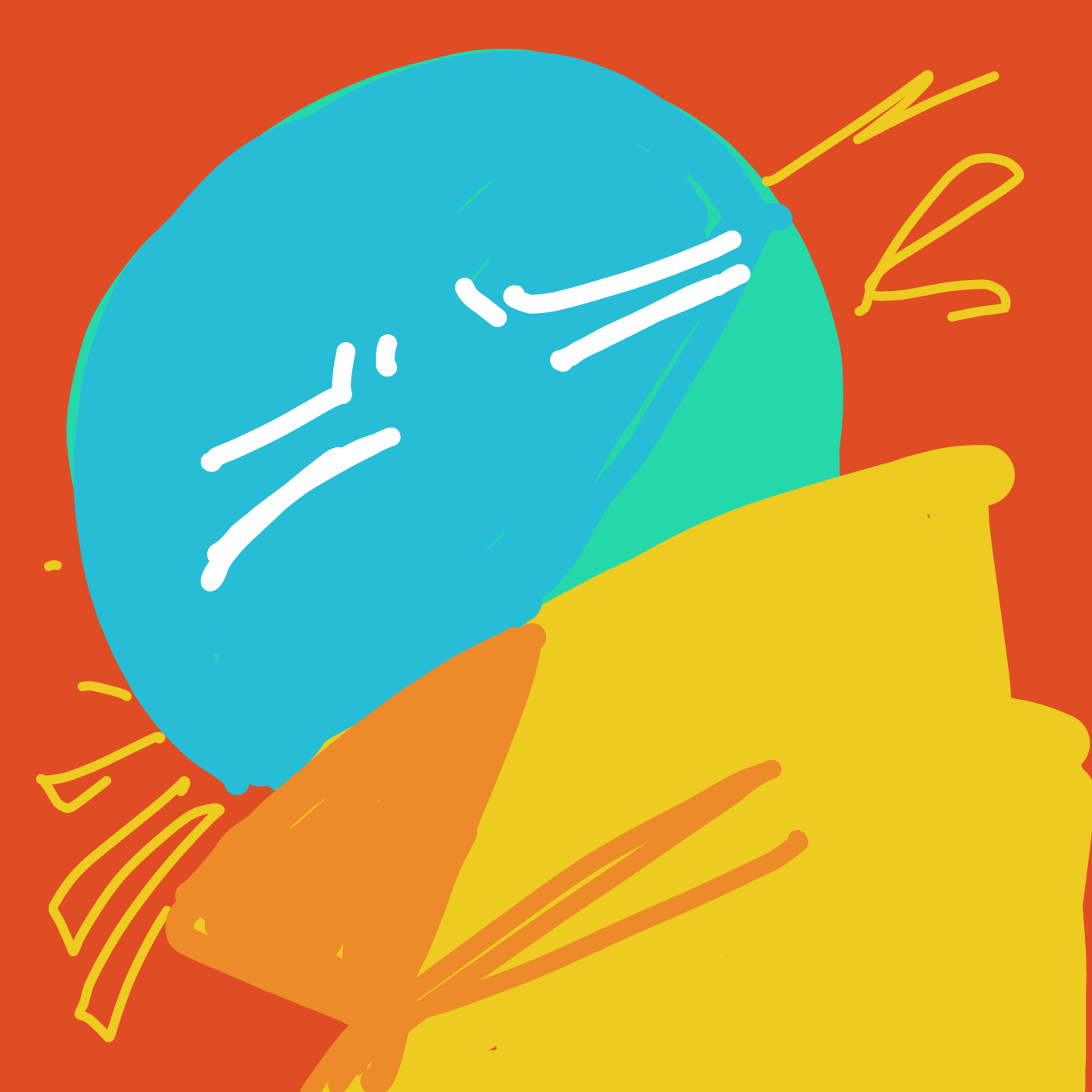 Hey! You awakeM - Online Drawing Game Comic Strip Panel by Chumky