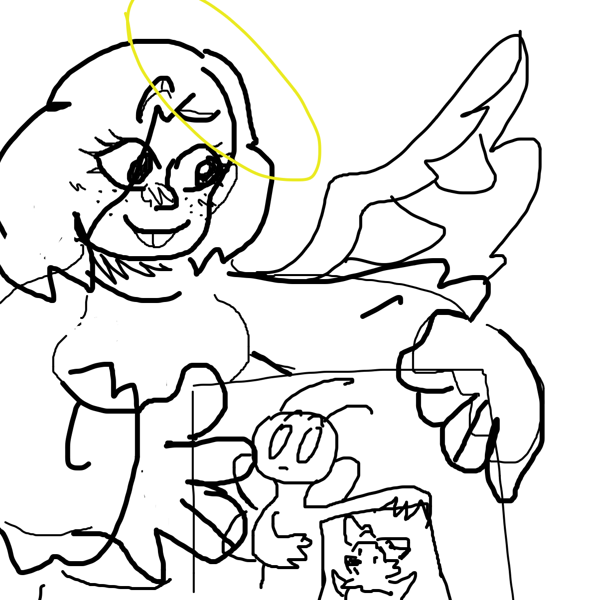 Hehe GOTEM
Dang I be lookin like Jesus😂 - Online Drawing Game Comic Strip Panel by YanaTheDankest