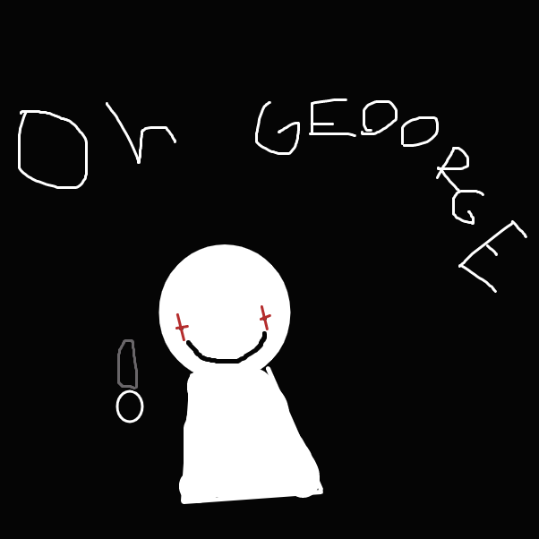 RIP george. - Online Drawing Game Comic Strip Panel by XD