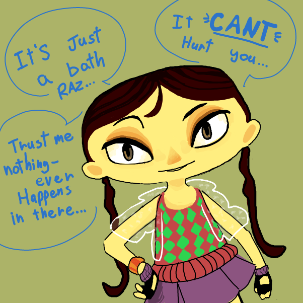i know nothing of psychonauts and i have no idea if this fits or not - Online Drawing Game Comic Strip Panel by Mothbunita